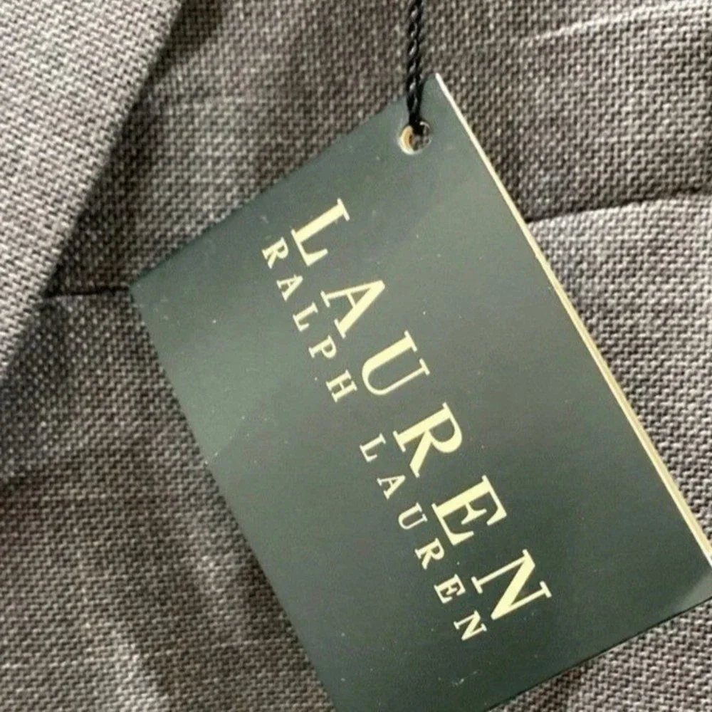 NEW Lauren Ralph Lauren Mens 42S Classic Gray Blazer‎ Suit Sport Coat
